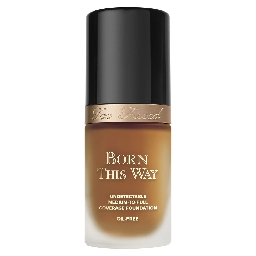 New Too Faced Born This Way Medium to Full Coverage Foundation Chestnut 1 oz